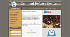 Desktop Screenshot of macriminaldefensecenter.com